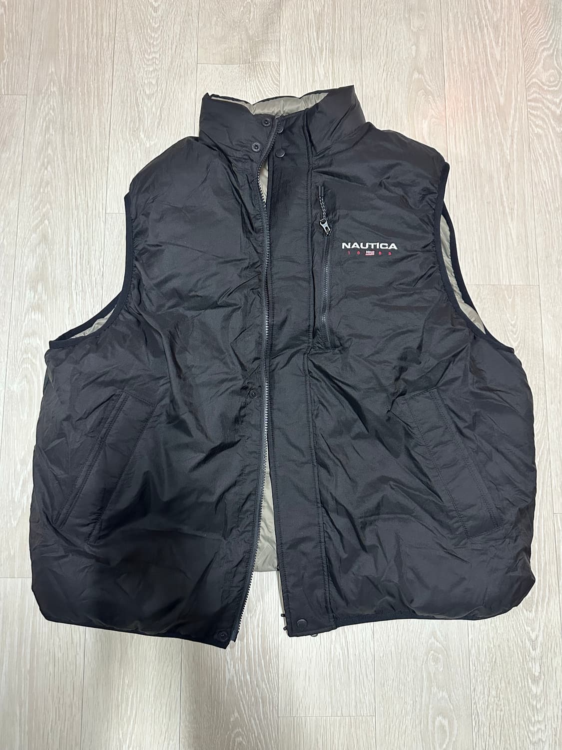 노티카 리버시블 조끼패딩 상품이미지1