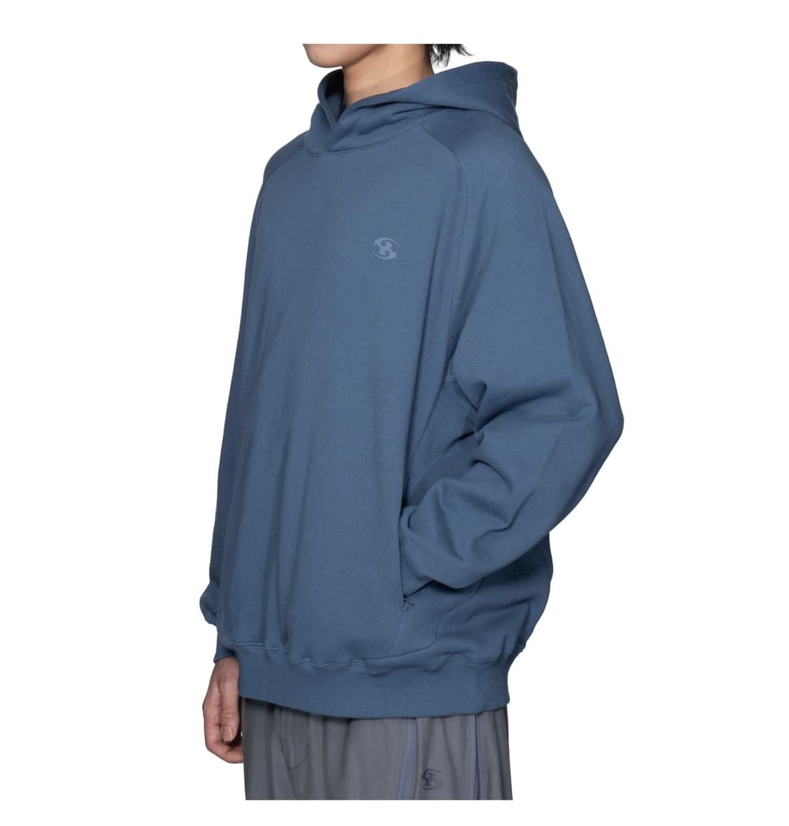 산산기어 23fw 래글런 후디 네이비 1사이즈 (수수료 무료) 상품이미지2