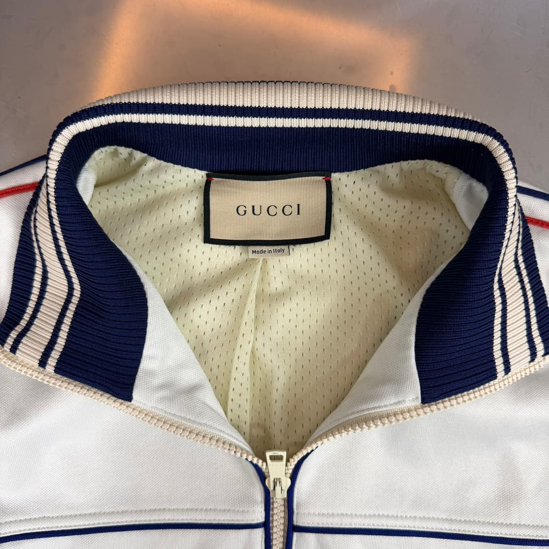 [리오브] 구찌 테크니컬 스트라이프 저지 집업 자켓 상품이미지4