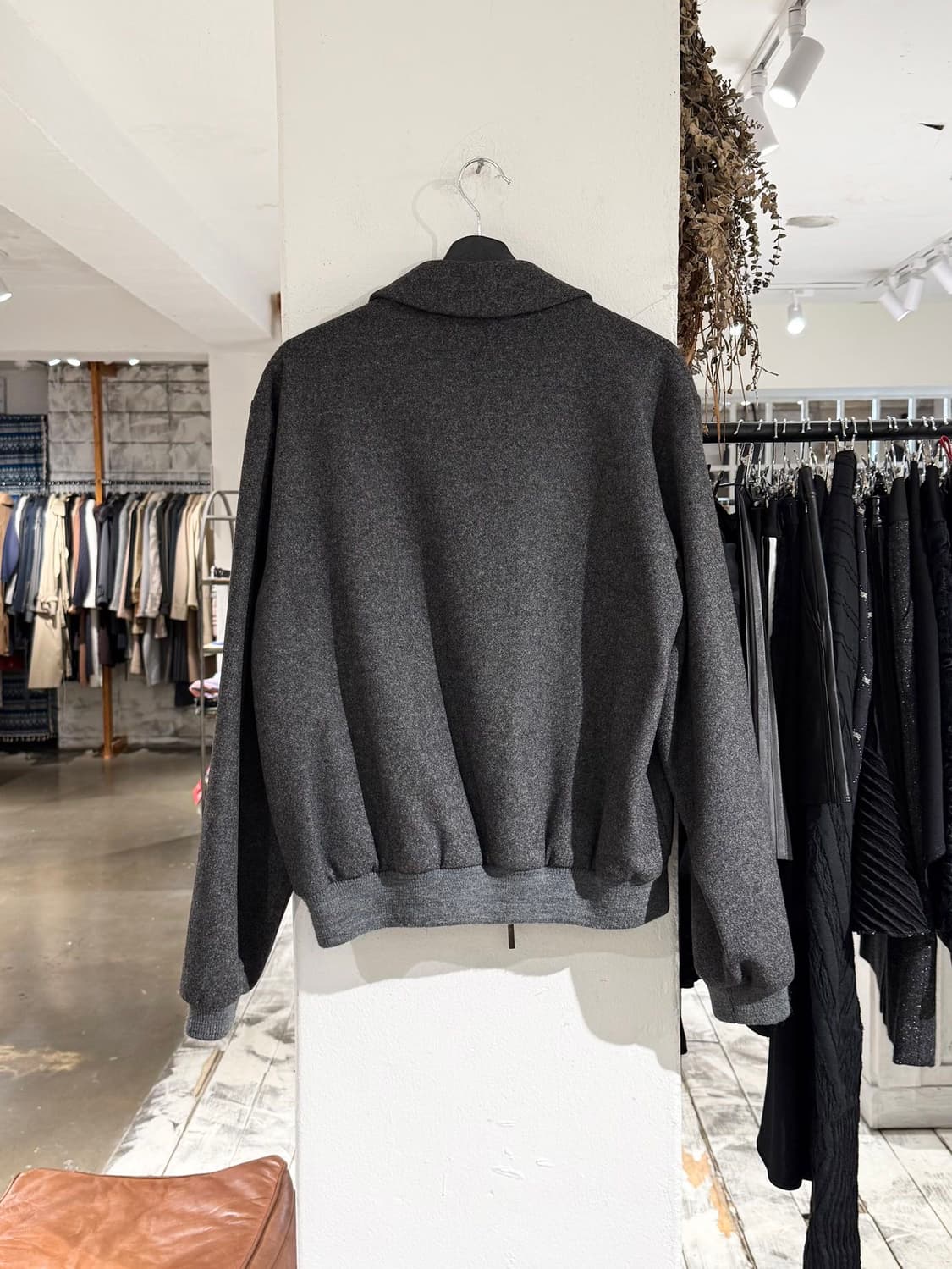 버버리 그레이 울 집업 자켓  상품이미지6