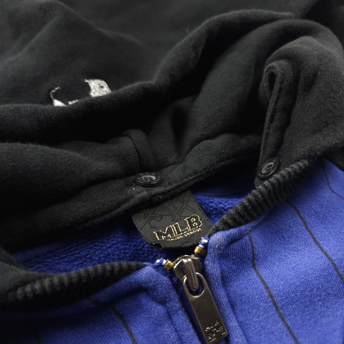 MLB 뉴욕 양키스 빅로고 스웻 후드 바시티 자켓(L) 상품이미지5