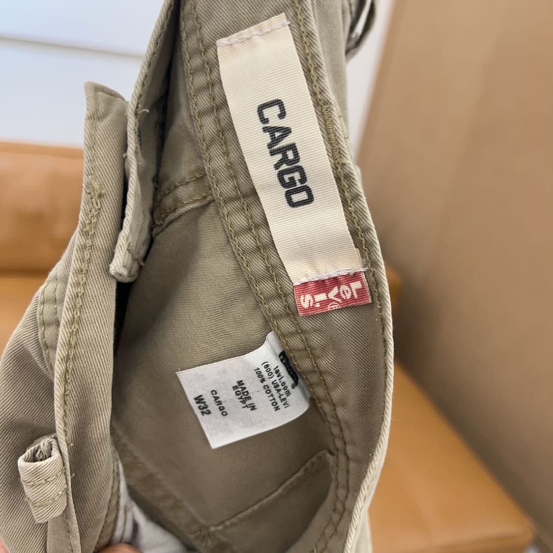 리바이스 CARGO 카고팬츠 반바지 32인치 C04810  상품이미지3