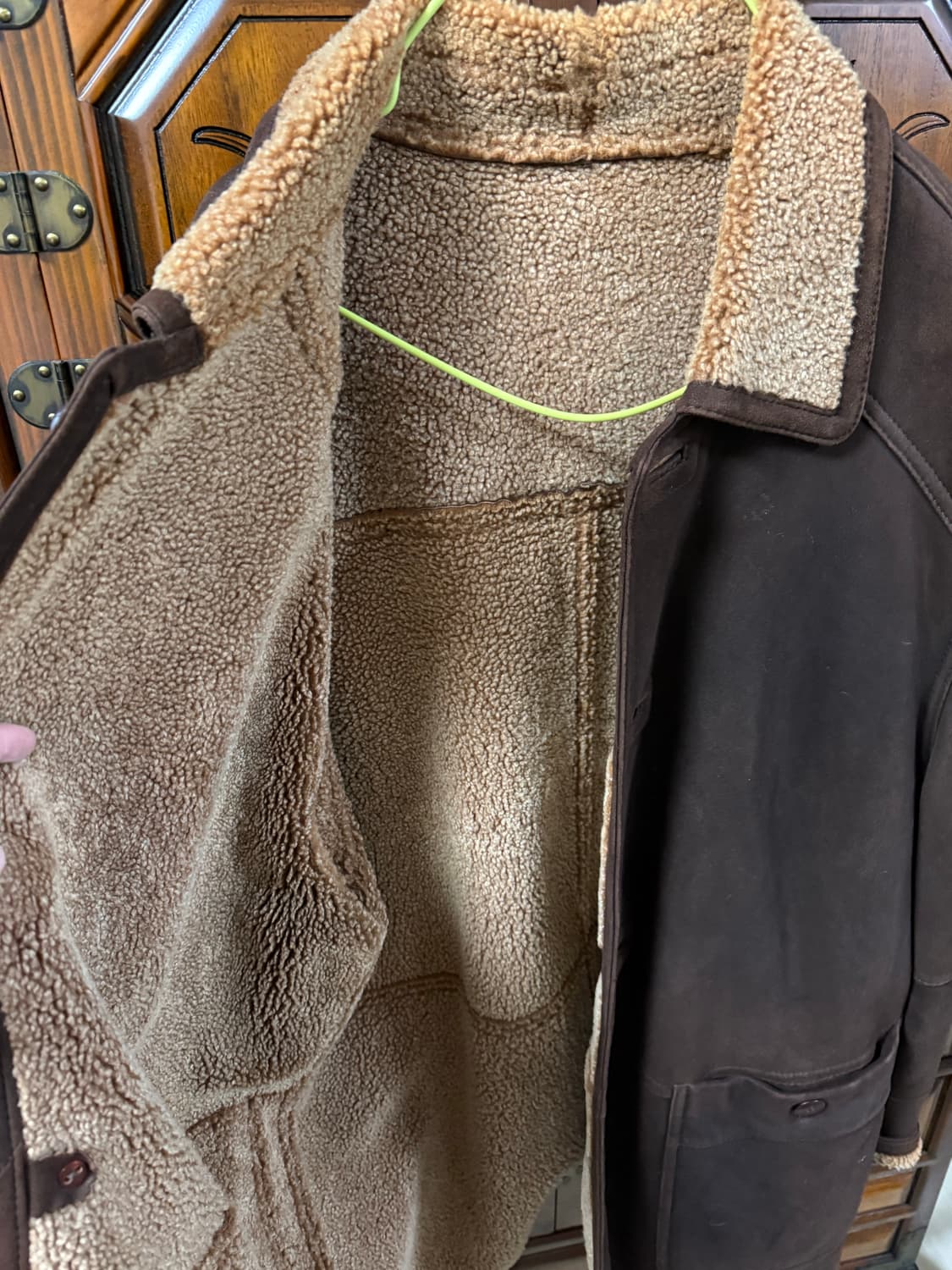 남자양가죽양털무스탕 상품이미지5