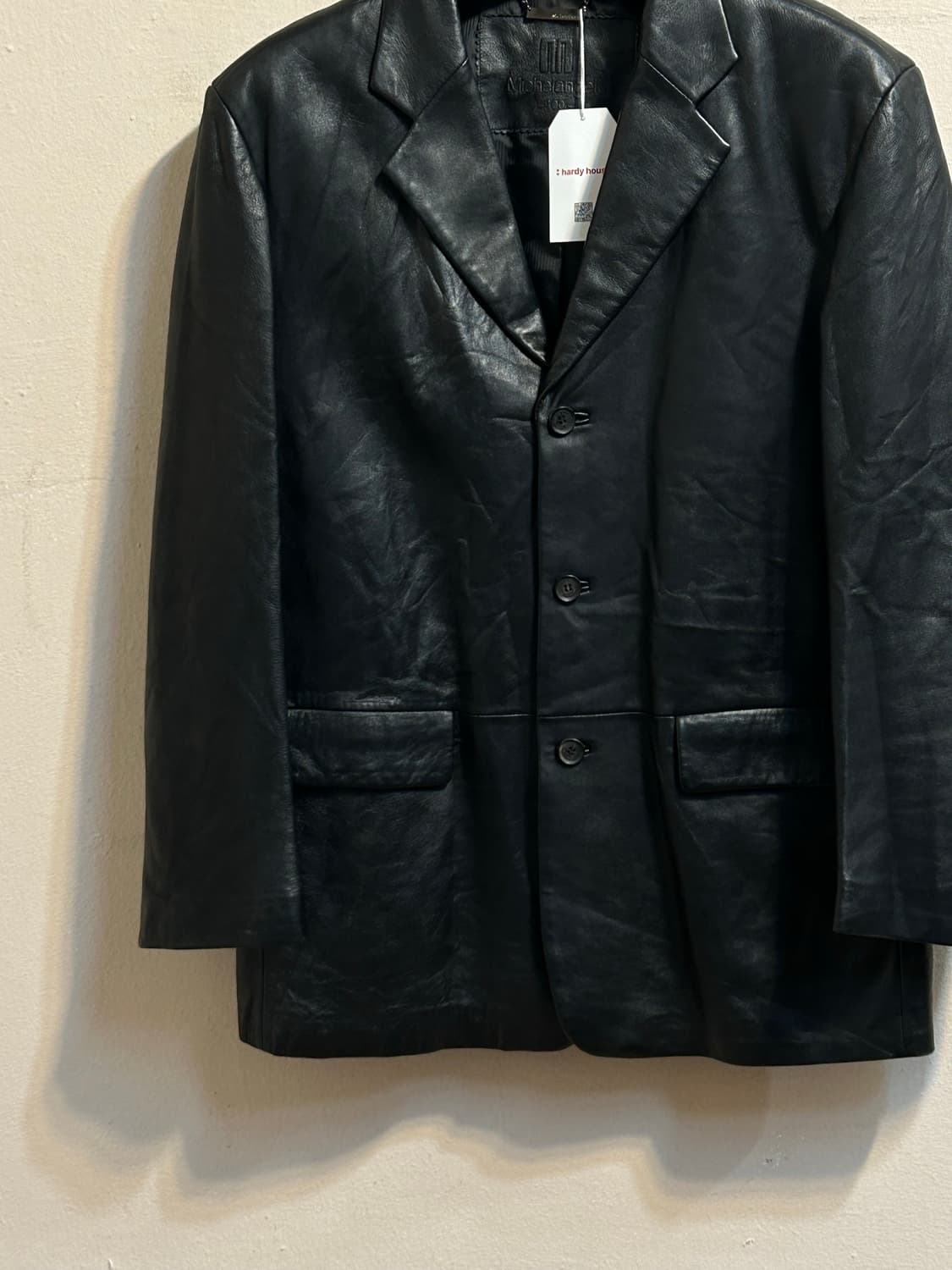 미켈란젤로 클래식 양가죽 블레이저 자켓 상품이미지3