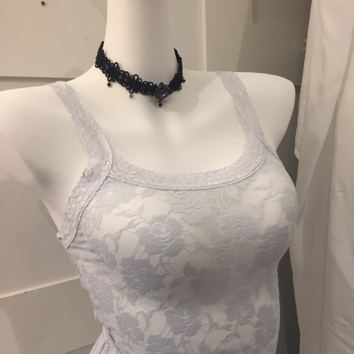 Vintage 히메갸루 오리엔탈 시스루 레이스 슬리브리스 상품이미지3