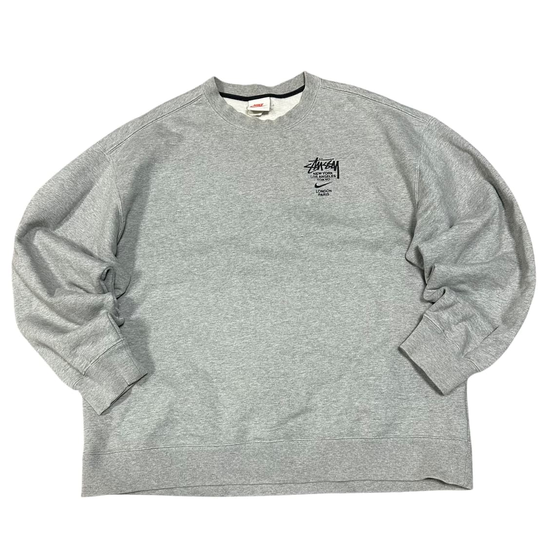 ✨ (바배) 나이키 x 스투시 NRG ZR 기모 크루넥 맨투맨 상품이미지1