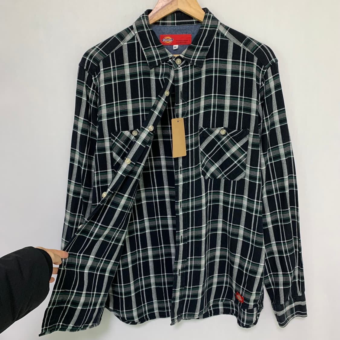 디키즈 체크 셔츠 남방 00s 빈티지 남녀공용 여성 XL 상품이미지2