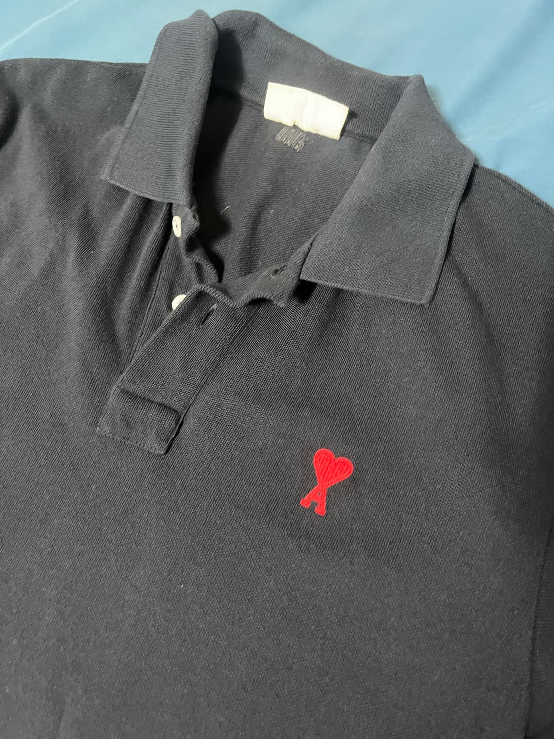 아미 폴로 셔츠 블랙 XXL 상품이미지1