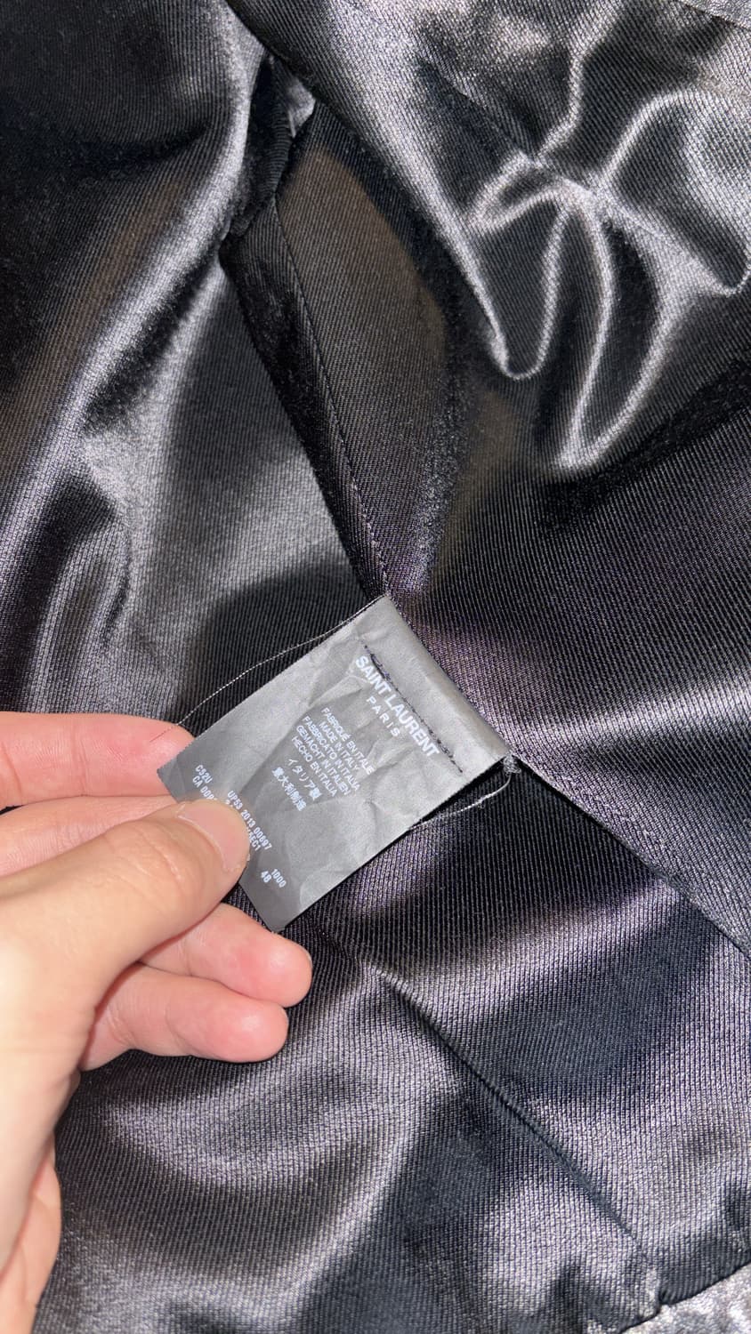 생로랑 에디슬리먼 2014ss 런웨이 스터드 레더자켓 48사이즈 상품이미지4