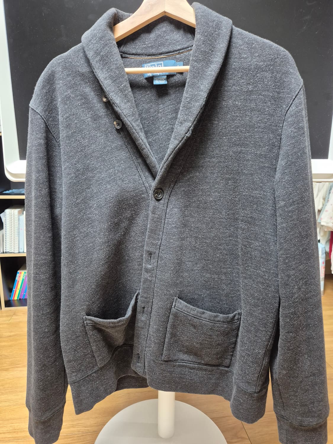 폴로 랄프 로렌 코튼 숄 칼라 가디건 상품이미지1