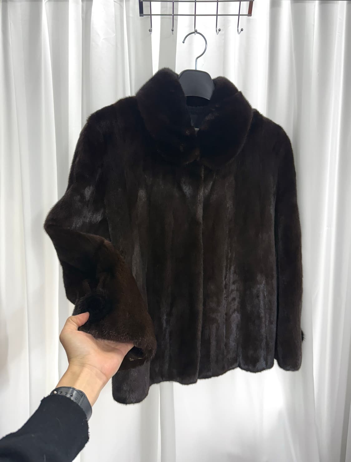 BLACKGLAMA mink 블랙그라마 밍크코트 상품이미지1