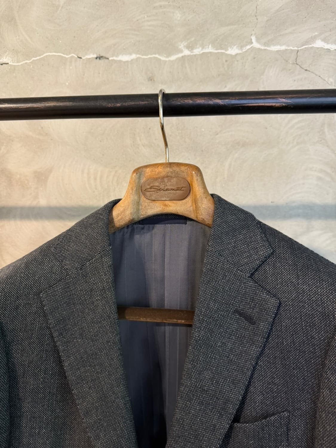 에르메네질도 제냐 울 실크 앙고라 테일러드 자켓 95 상품이미지3