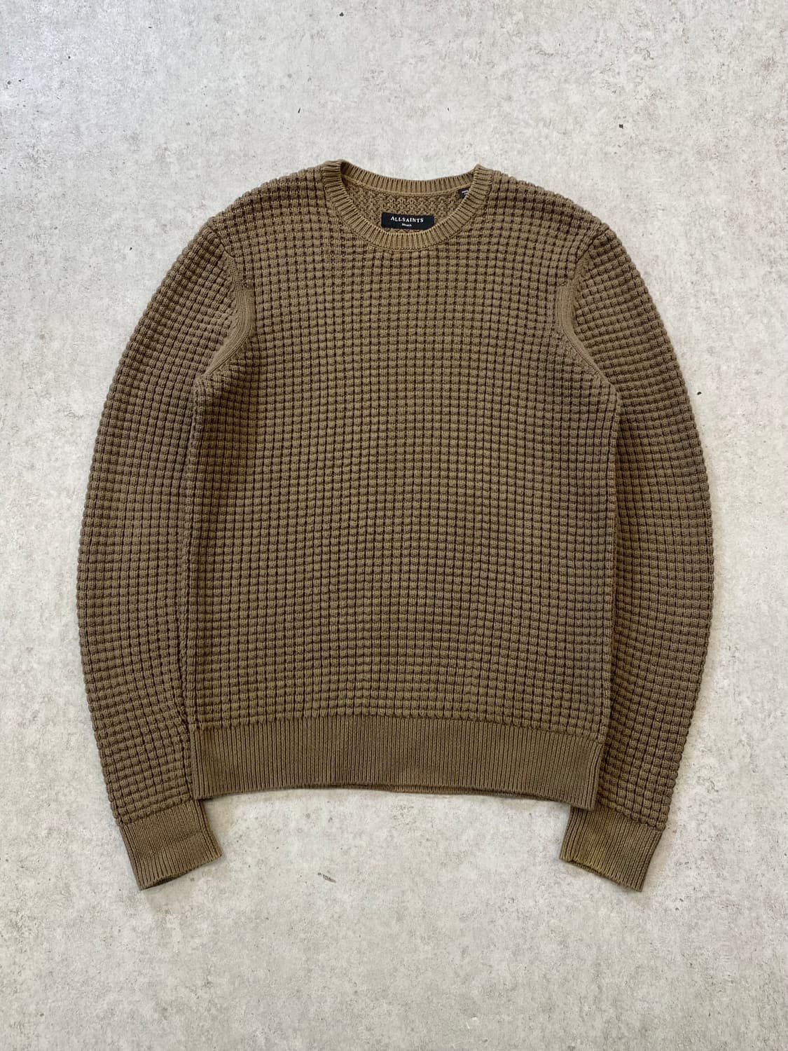 [S] ALLSAINTS 올세인츠 브라운 코튼 니트 상품이미지1