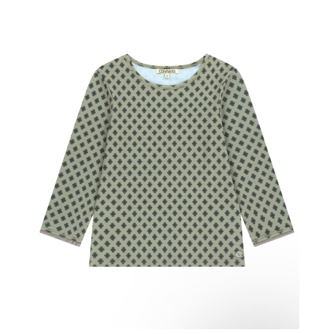 [2] 코이세이오 26ss 플라워 카프리 슬리브 라이트 카키 상품이미지1