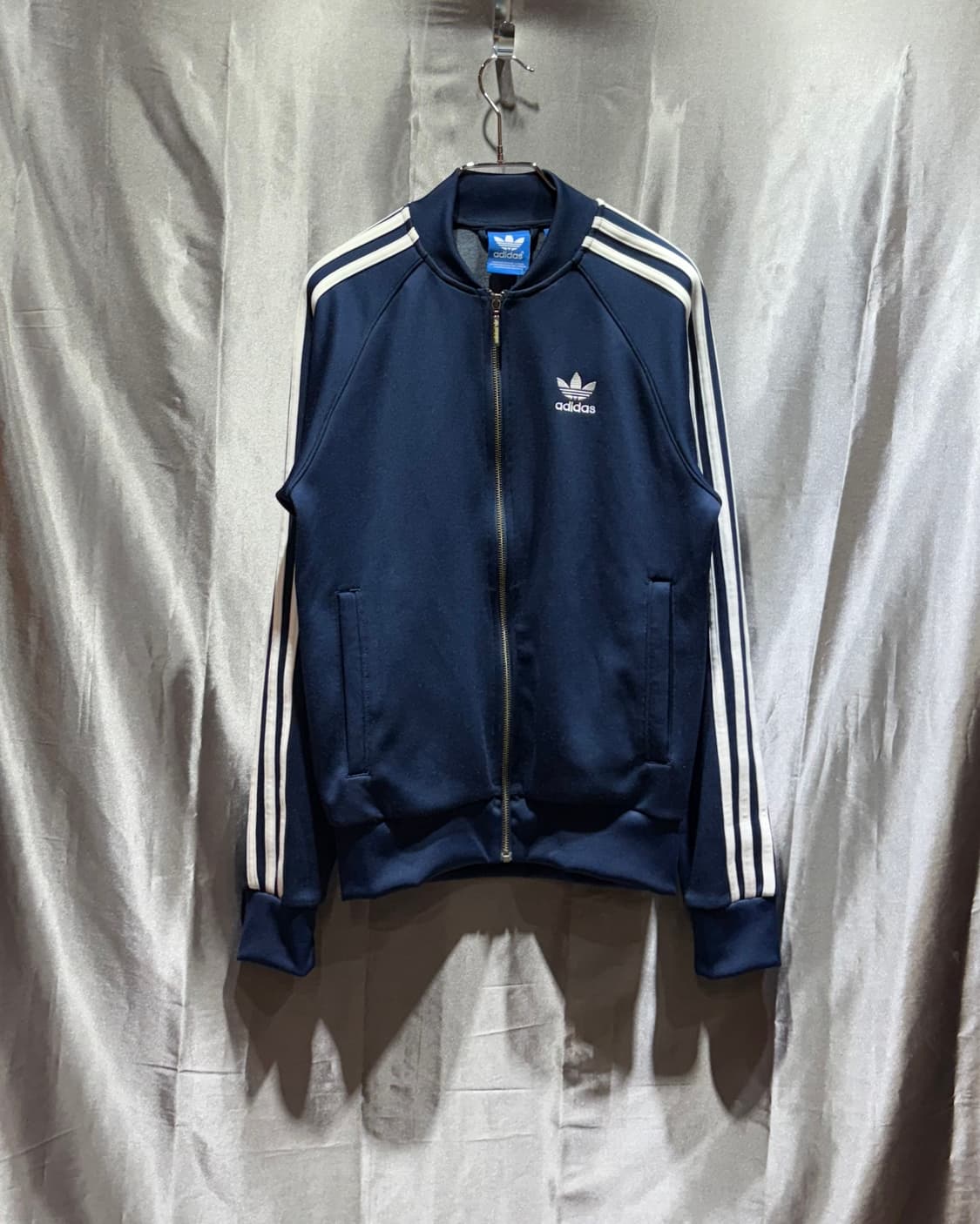 S 아디다스 파이어버드 우먼스 빅로고 네이비 트랙탑 상품이미지2