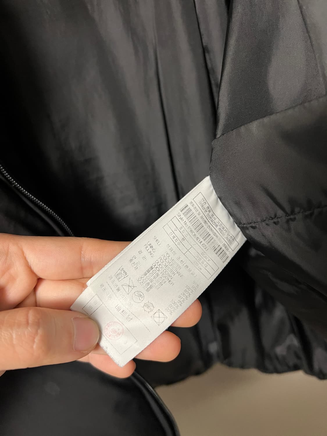 PLAC 플랙  블랙 오버핏 패딩 점퍼 상품이미지7