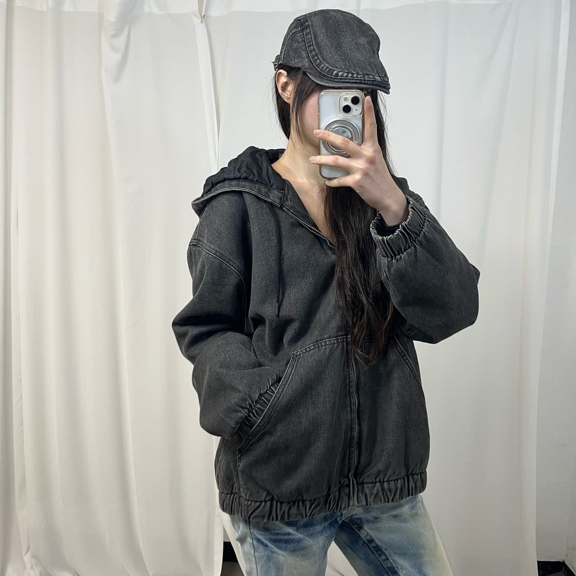 GAP Denim Hood Jacket 상품이미지1