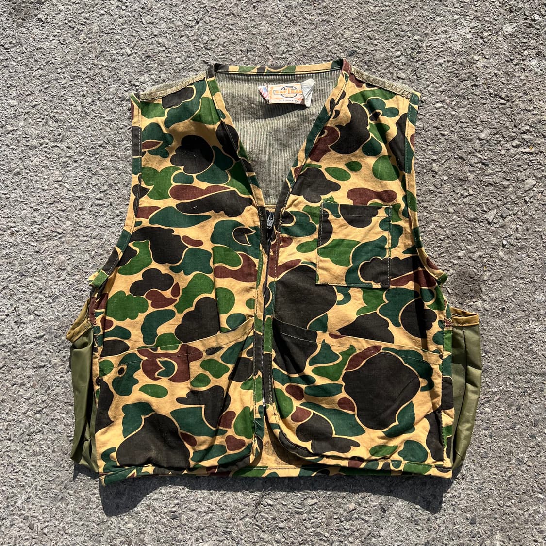 70’s Saftbak 덕 카모 헌팅 베스트 상품이미지1