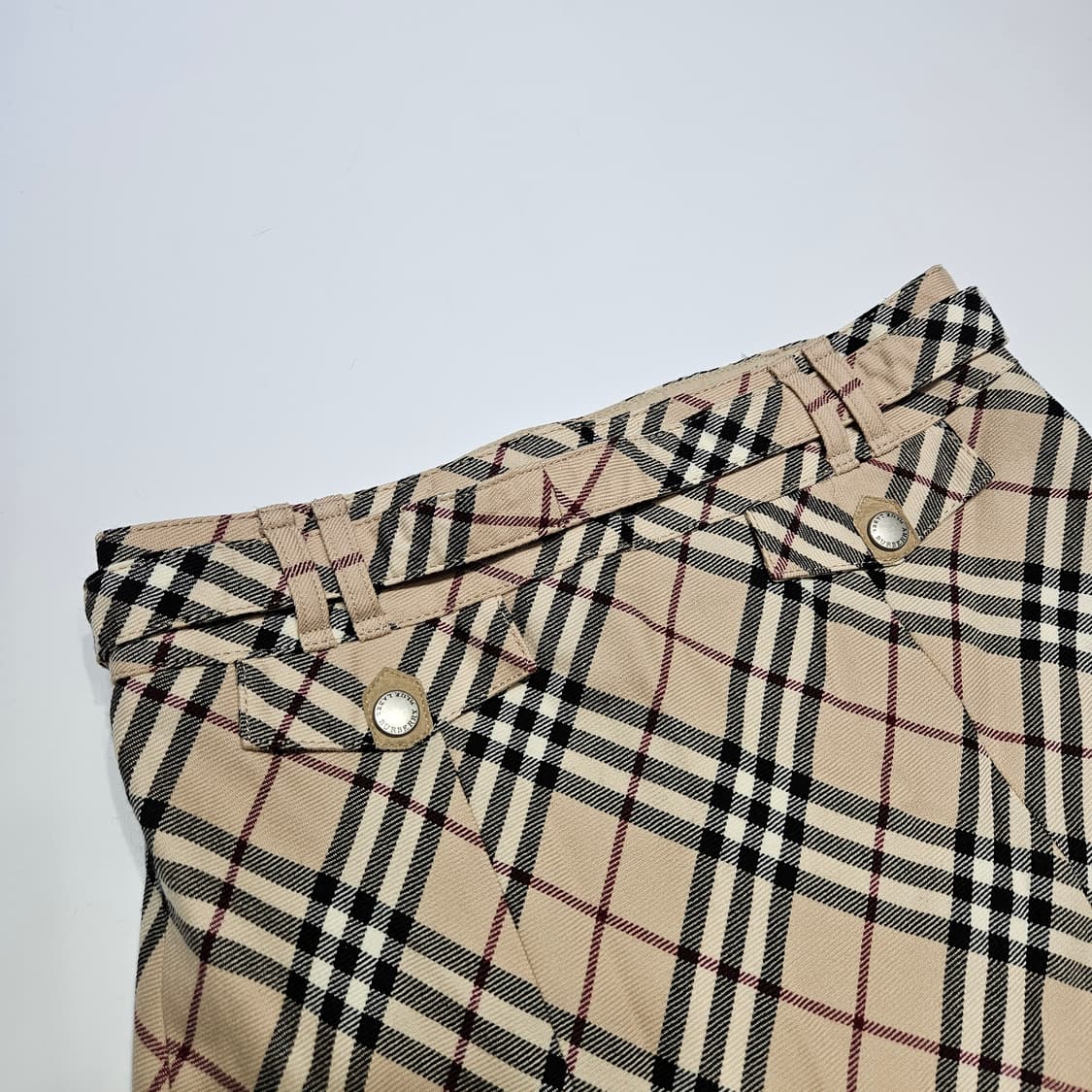 버버리 체크 스커트[38] 상품이미지4