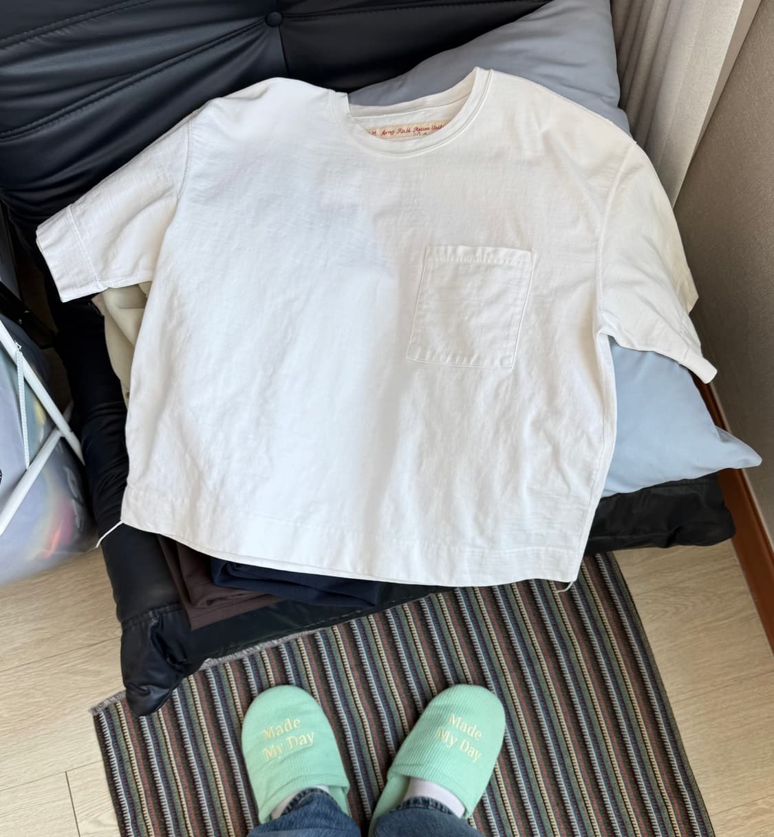 캐피탈 헤비 코튼 반팔 티셔츠 상품이미지2