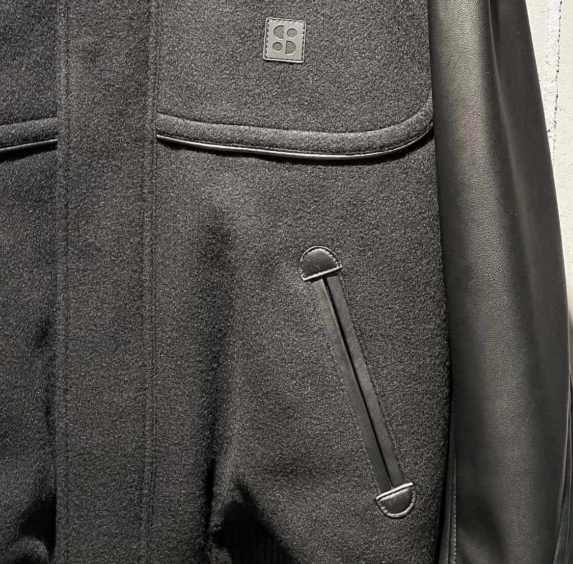 송지오 펠트 바시티 자켓 상품이미지3