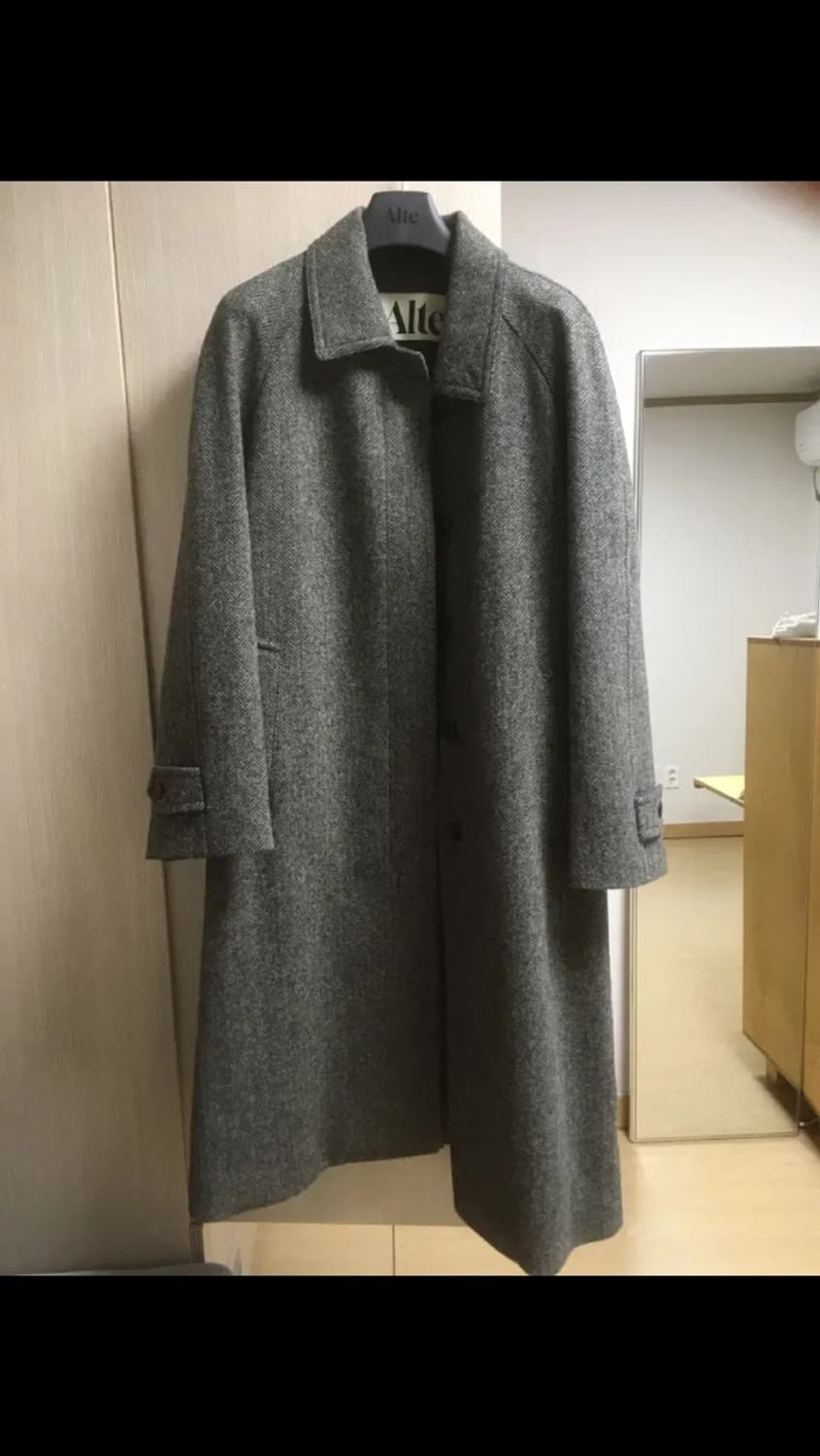Alte 알테 헤링본 울 롱코트 상품이미지9