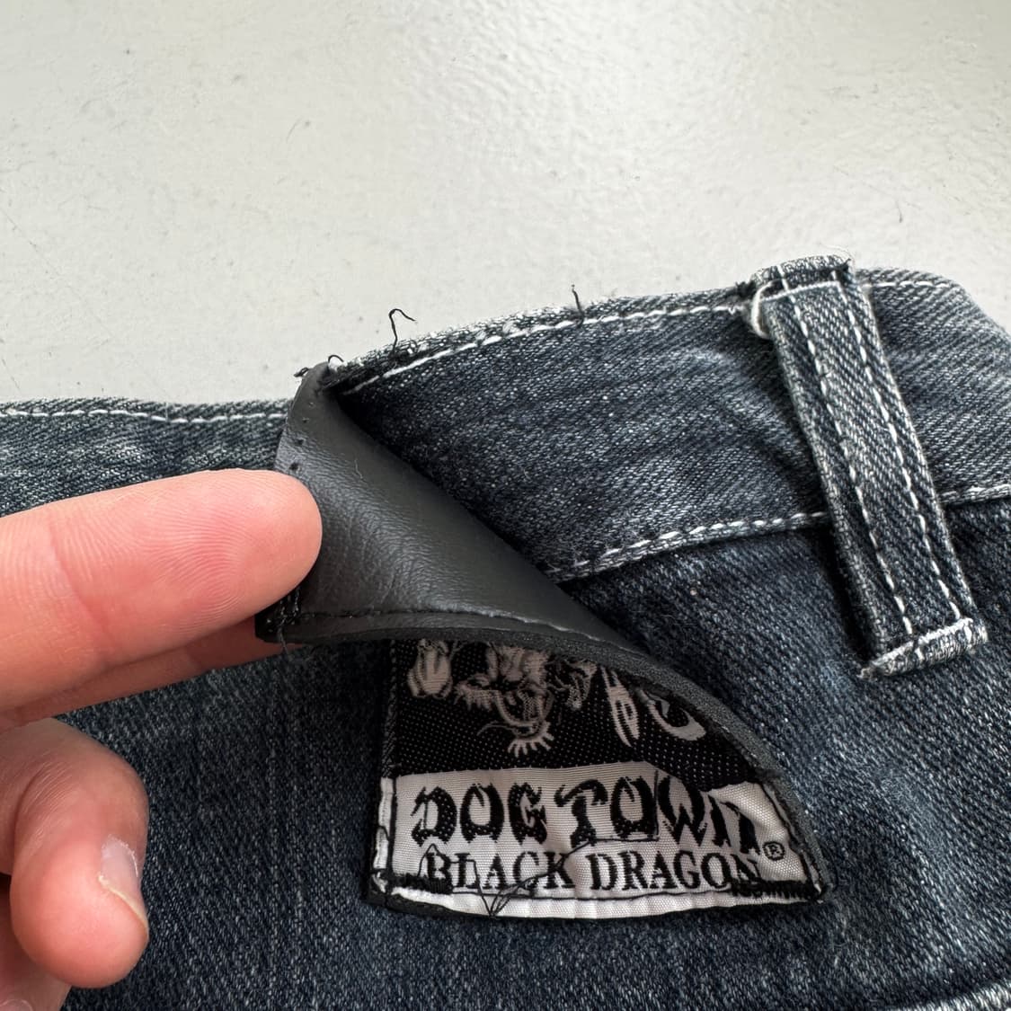 DOGTOWN 도그타운 독타운 드래곤 용자수 오리엔탈 와이드 데님팬츠 상품이미지9