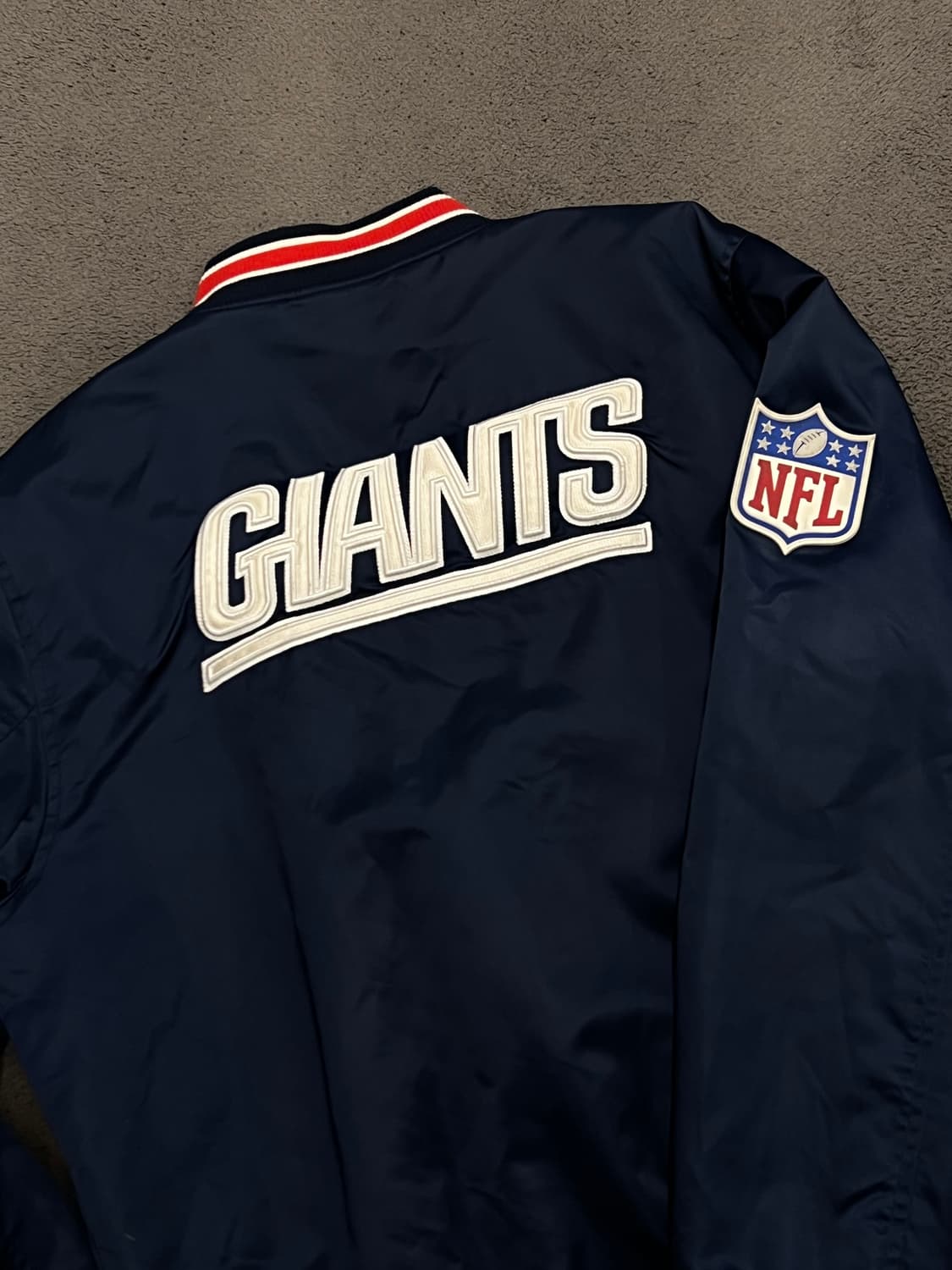 뉴에라  NFL 뉴욕 자이언츠 새틴 스타디움 자켓  처분  상품이미지3