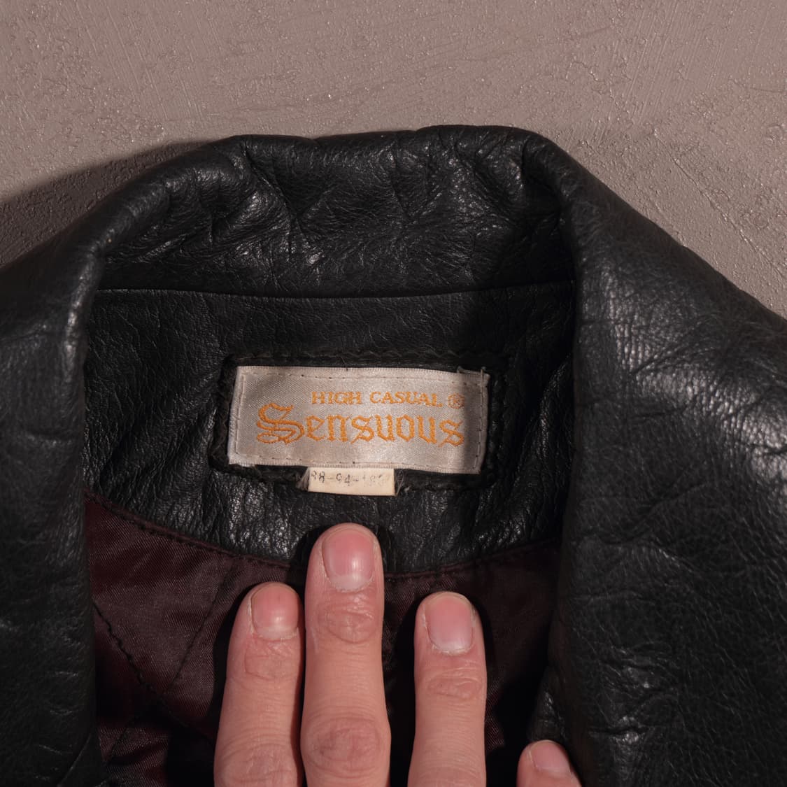 DOUBLE LEATHER ROBE COAT 상품이미지3