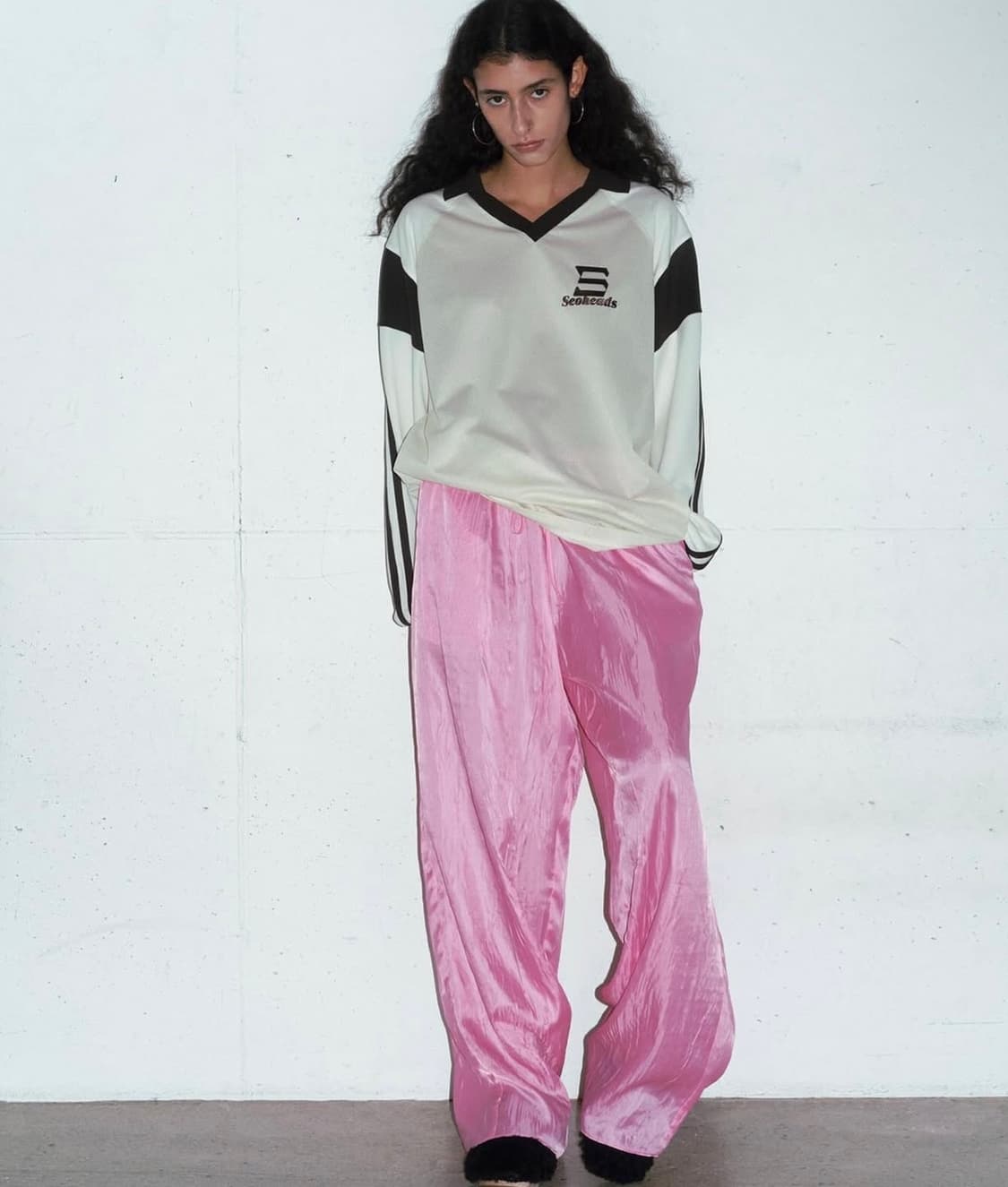 seo 썸머 시즌 핑크 바지 상품이미지2