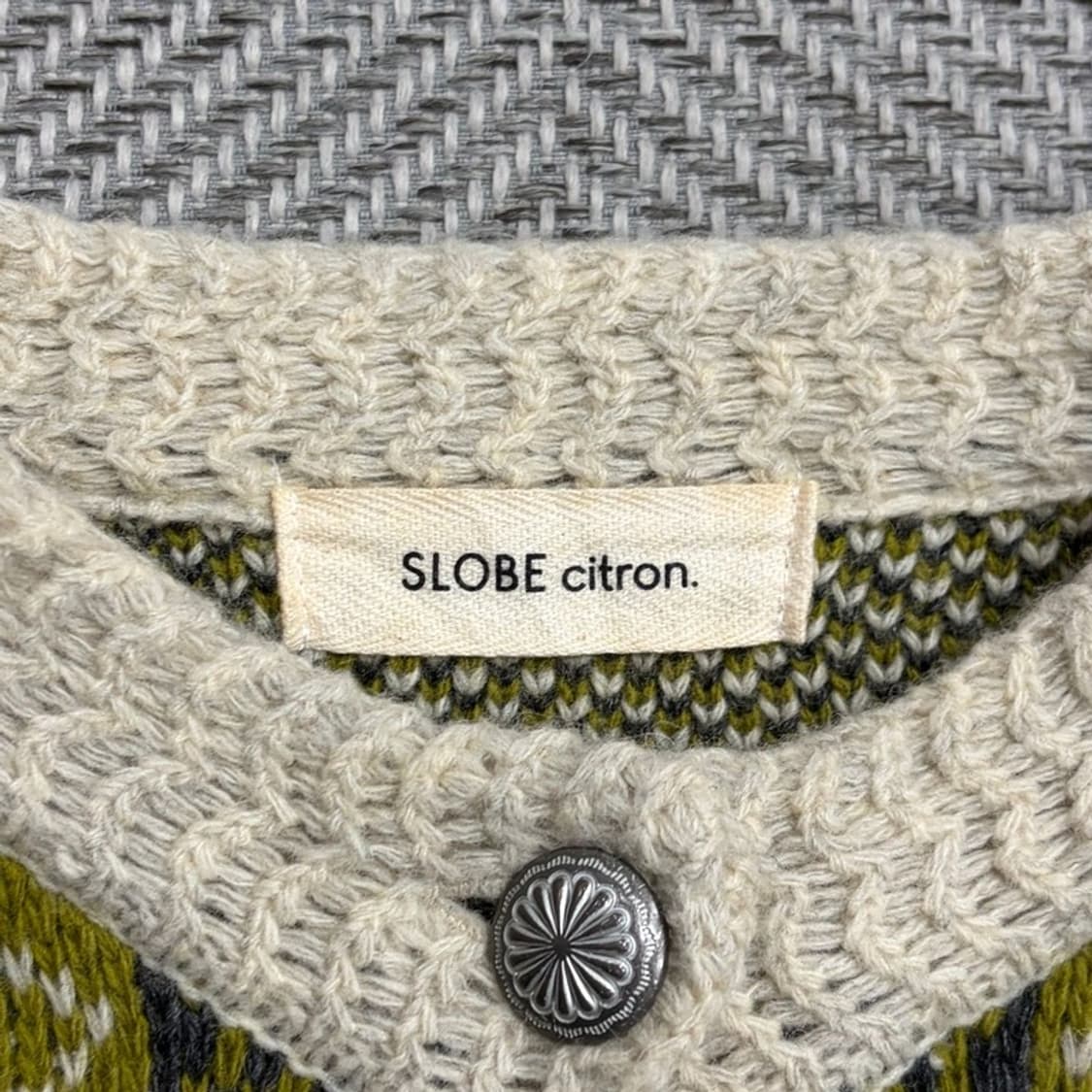 노르딕 패턴 울 블렌디드 가디건 v1656 상품이미지5