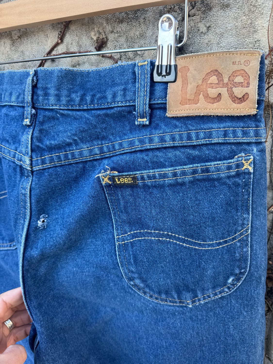 70s lee 200 talon지퍼 빈티지 워싱 웨스턴 데님 팬츠 상품이미지10