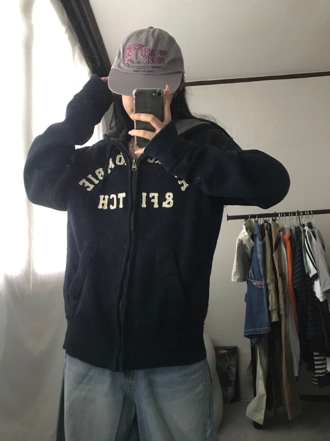 아베크롬비 네이비 후드집업 상품이미지5