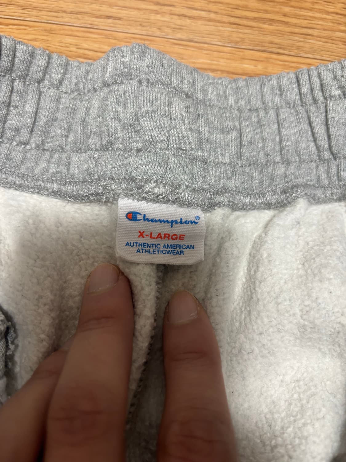 챔피온 회색 트랙 바지 상품이미지6