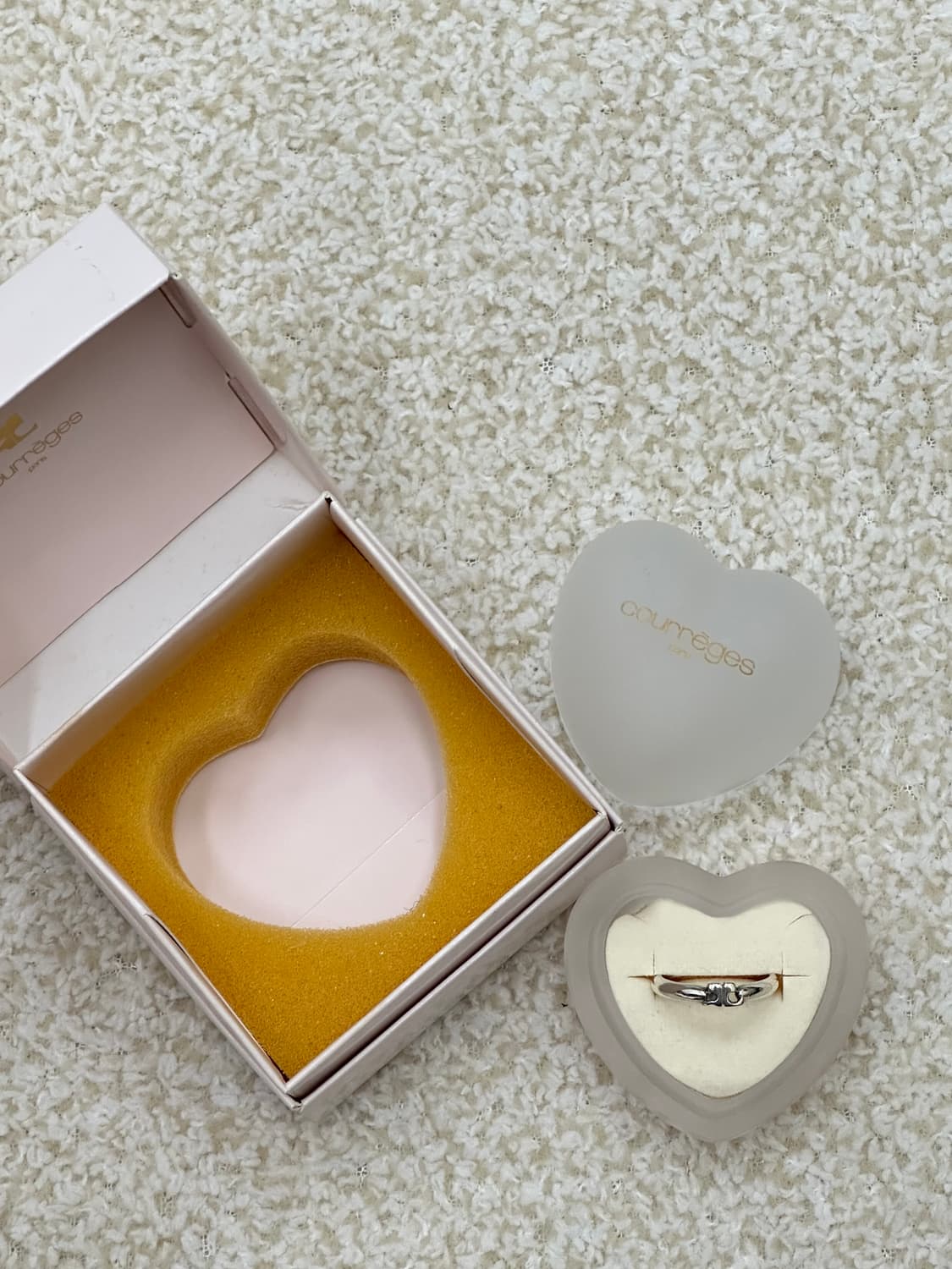 꾸레쥬 실버 반지 상품이미지7