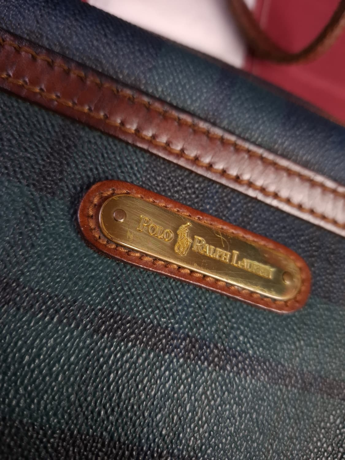 오리지날 폴로랄프로렌 체크 미니 크로스백 상품이미지3