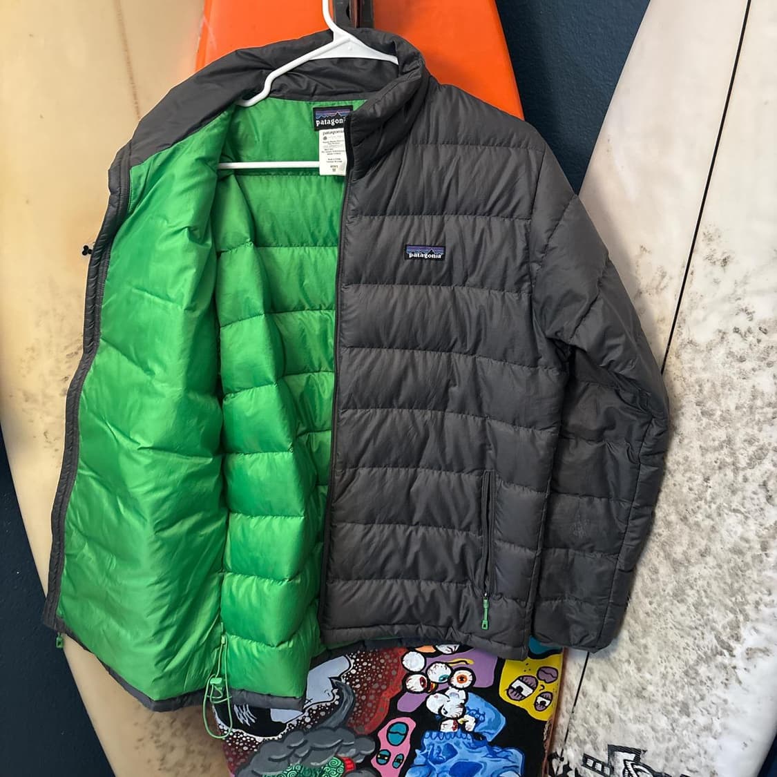 파타고니아 경량패딩 그레이 상품이미지3