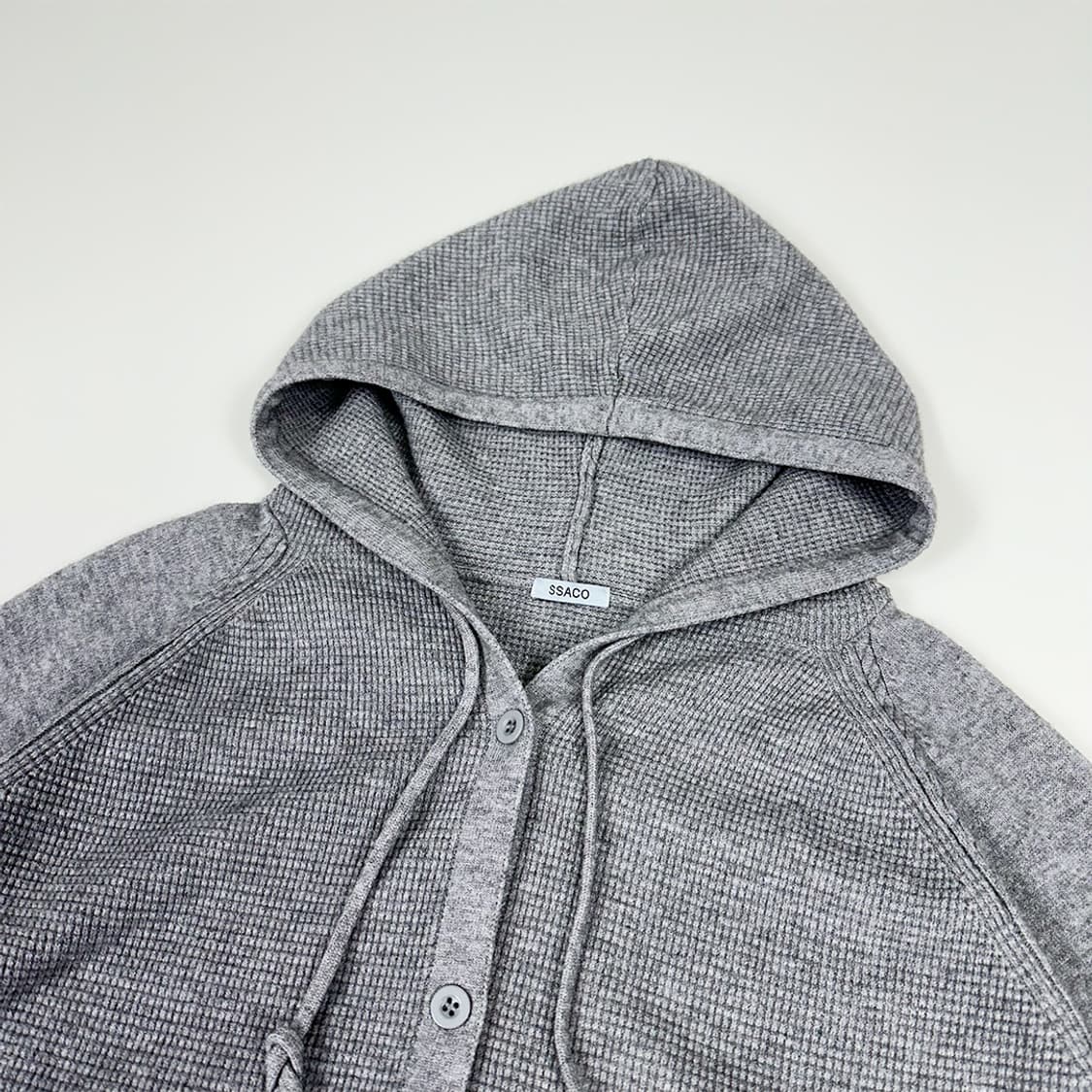 니트 후드 가디건 상품이미지3