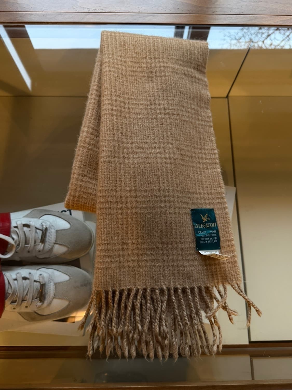 라일앤스콧 스코티쉬 카멜헤어 머플러 상품이미지1