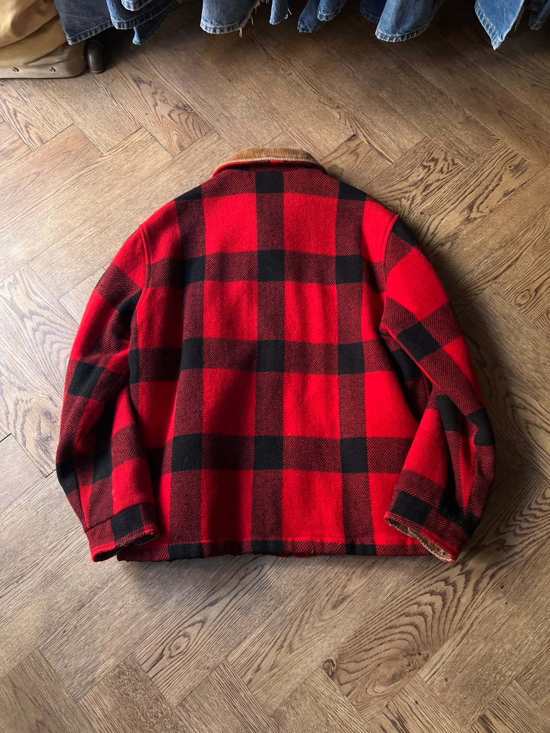 [L]80's 울리치 Made in USA 버팔로체크 신슐레이트 울 자켓 상품이미지8