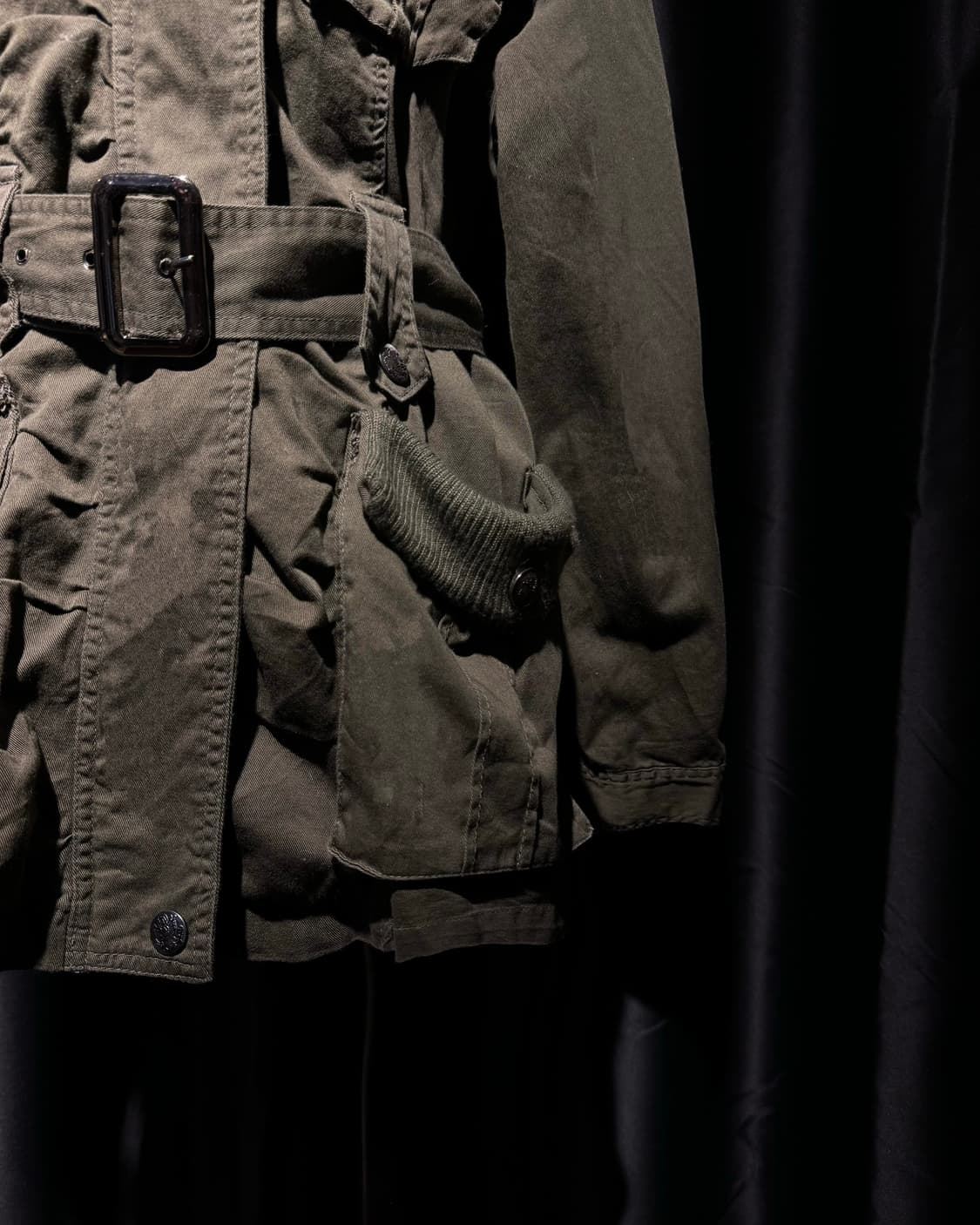 벨티드 밀리터리 자켓 상품이미지3