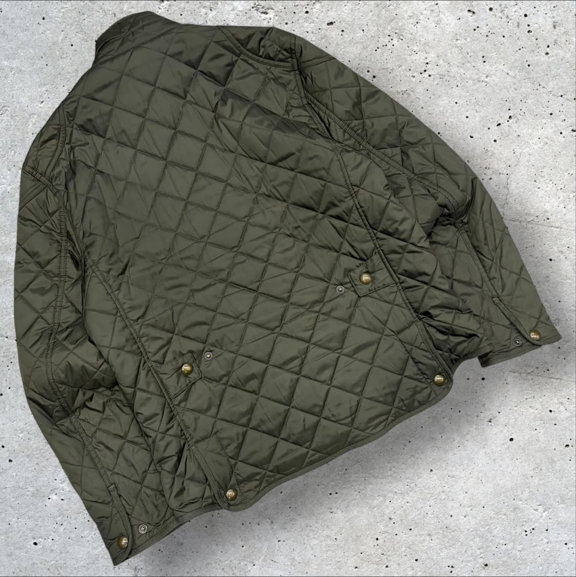 [M] 폴로 랄프로렌 퀼팅 자켓 카키 C410 상품이미지2