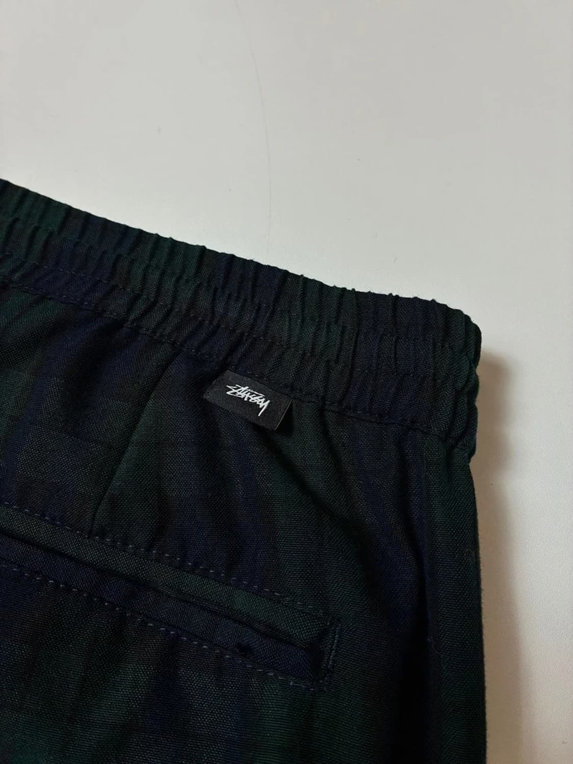 스투시 STUSSY 체크 레이온 와이드 팬츠 PN8873 상품이미지6