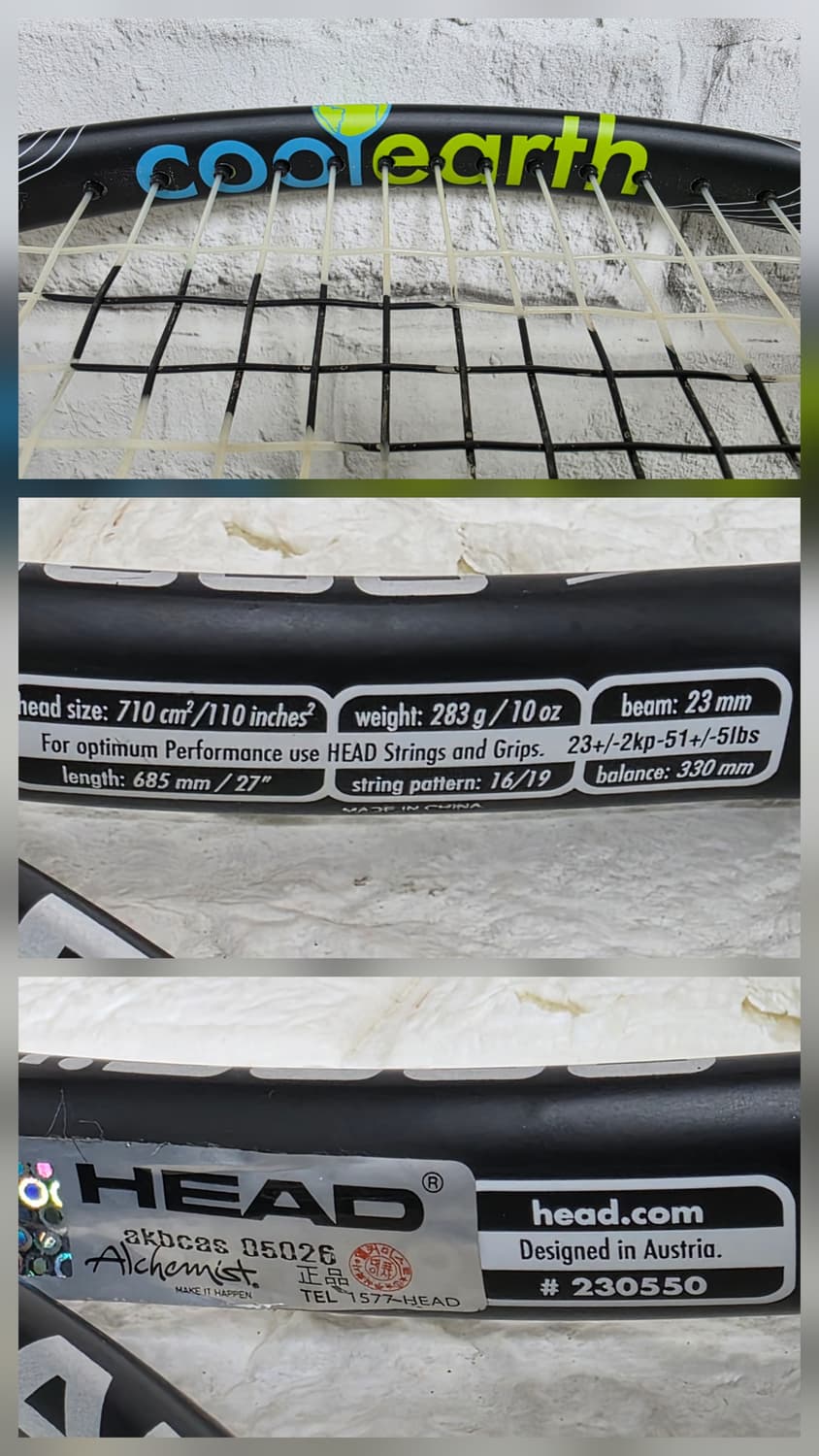 헤드 테니스라켓  Ti3000 쿨어스 라켓 YB54 상품이미지6