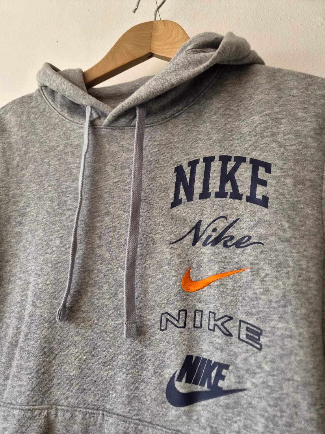 나이키 여성(주니어가능) 스우시로고 기모후드티셔츠 S사이즈 상품이미지4