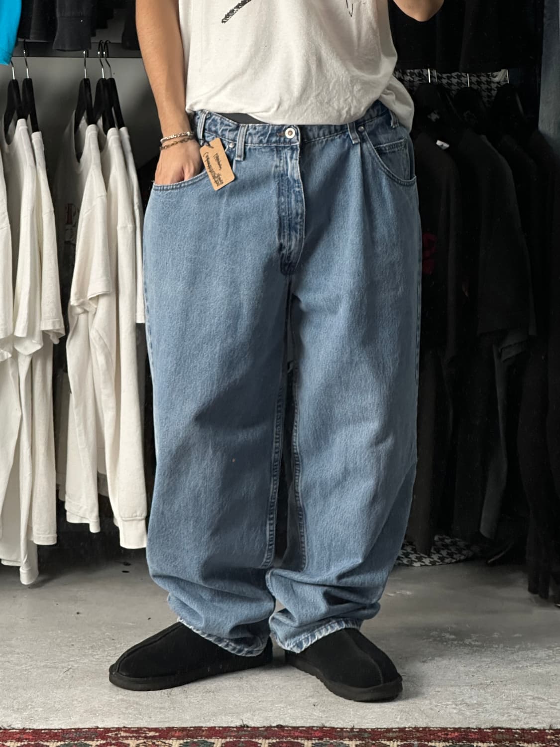 90's USA Made 리바이스 실버탭 배기 데님 팬츠 상품이미지10