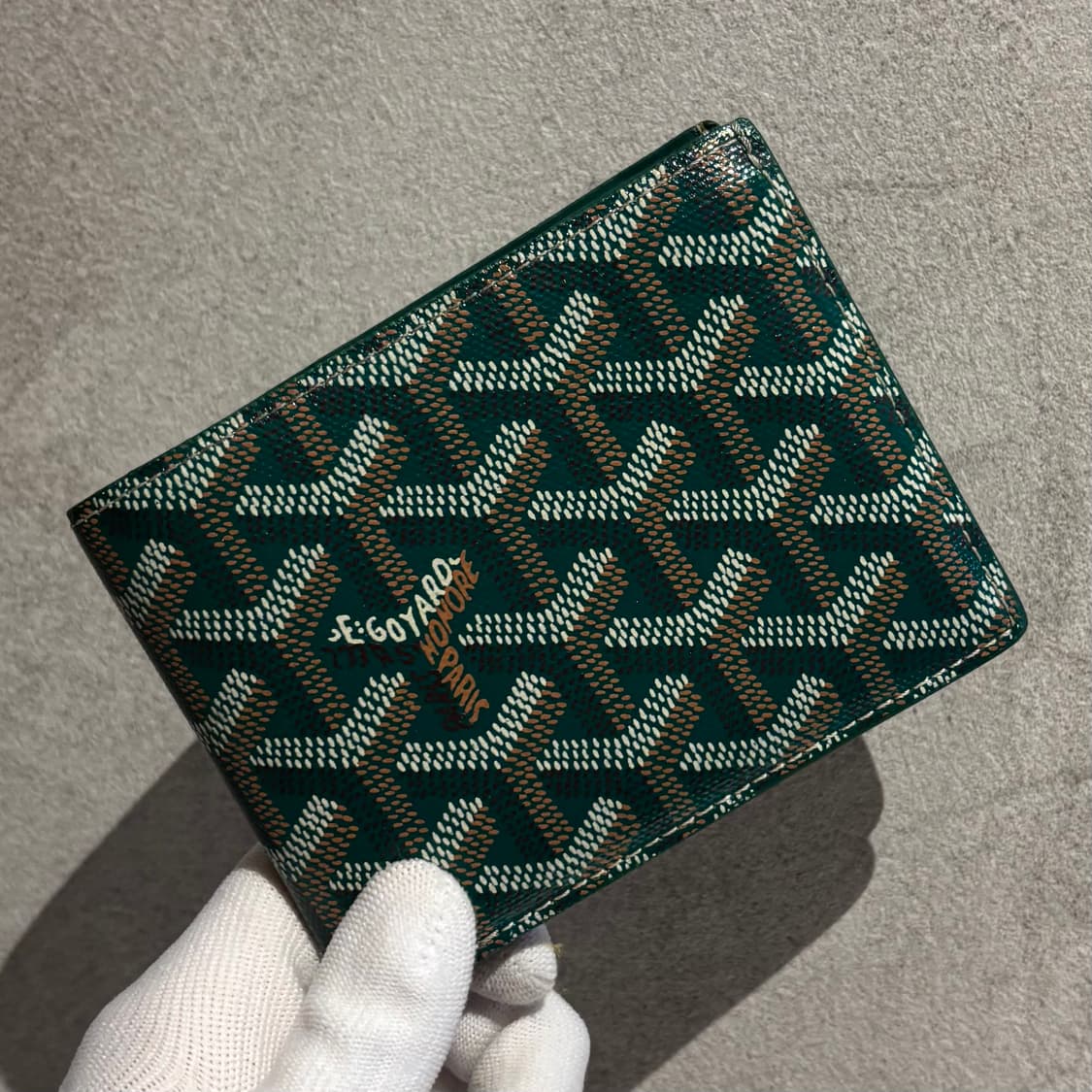 S OS사이즈 고야드 빅투와르 반지갑 그린 (풀구성) 상품이미지1