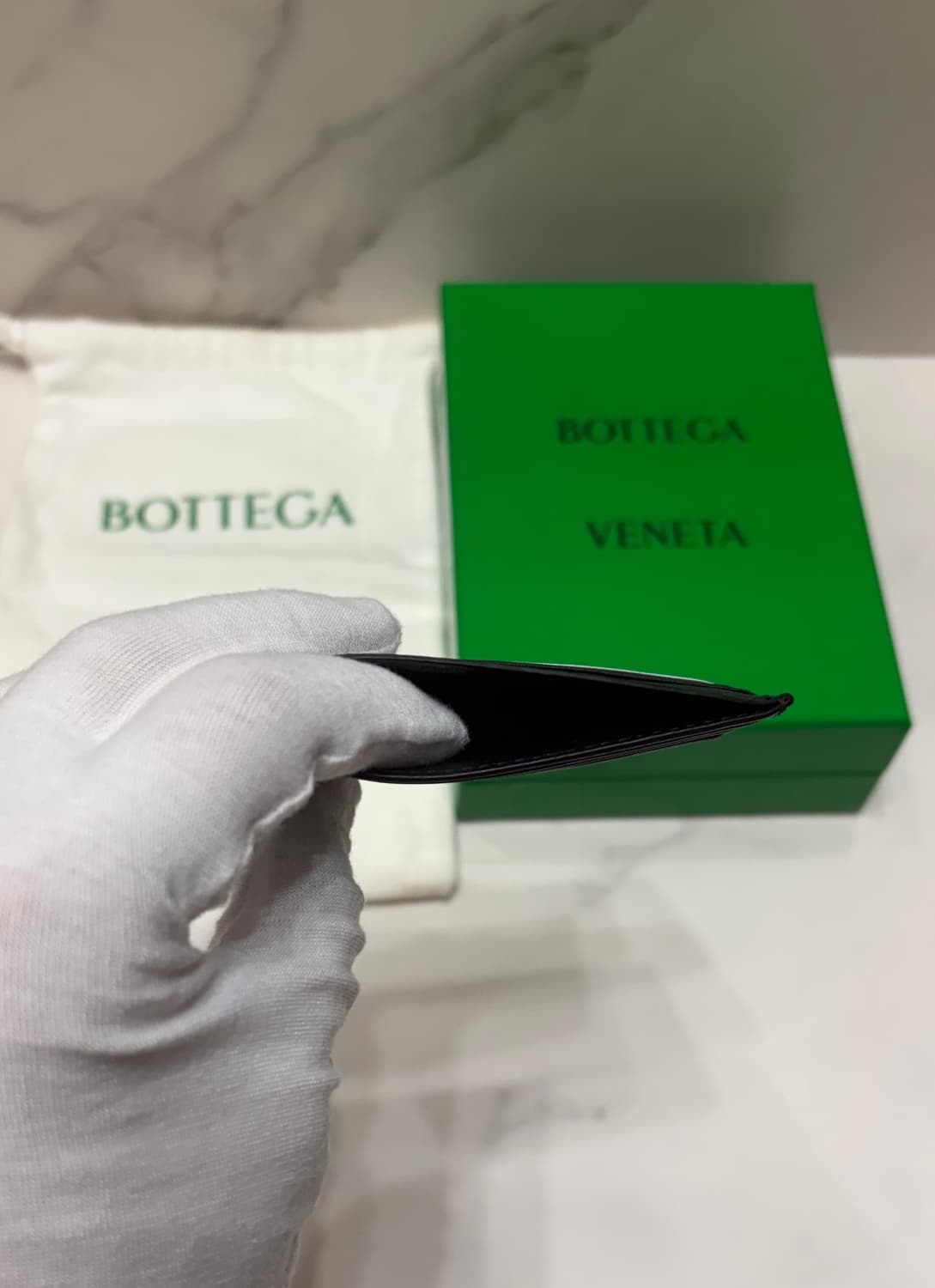 [정품] 보테가 베네타 블랙 카드지갑 상품이미지3