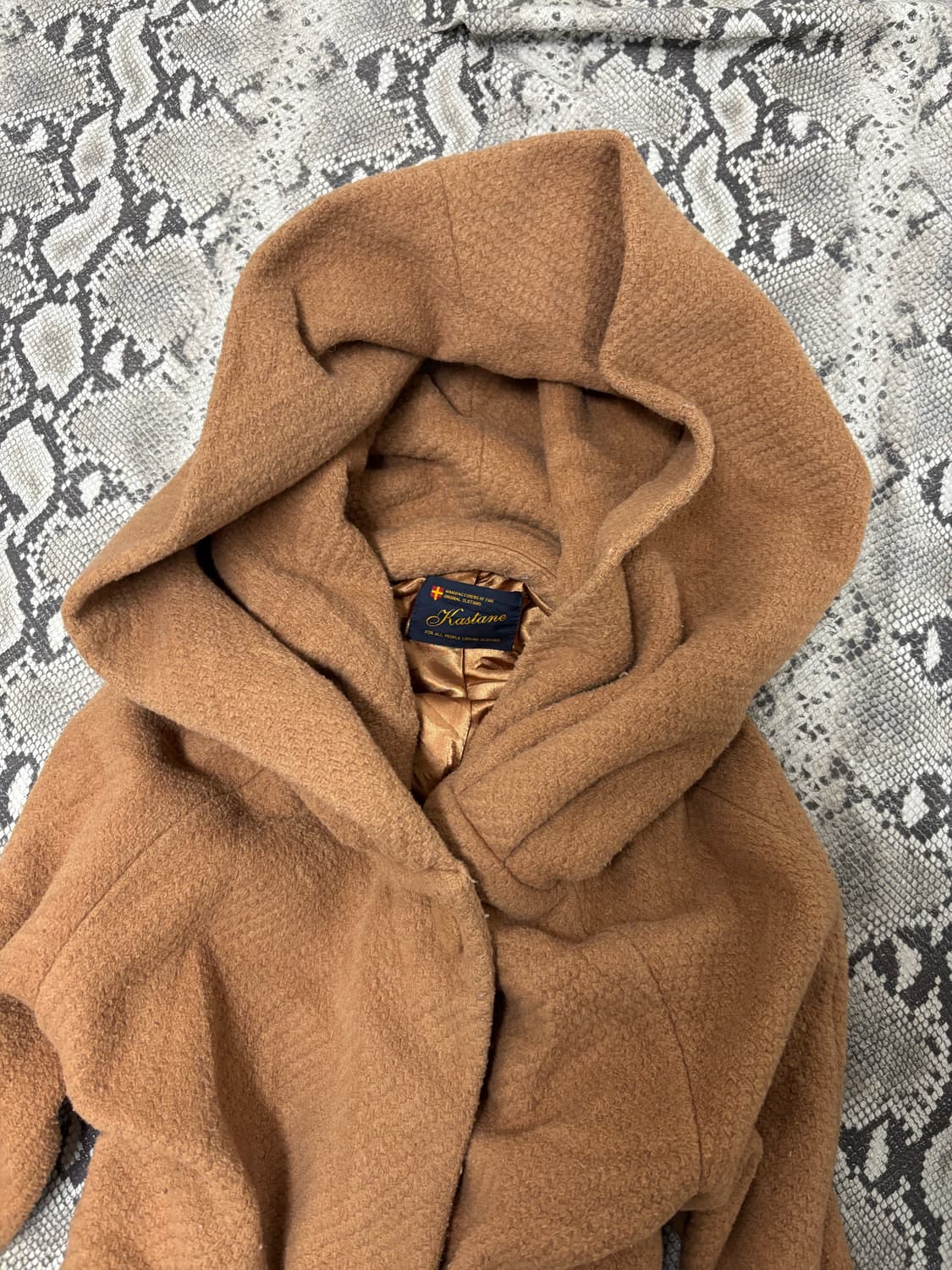 Mori Girl Mood Over-Hoodie Beige Coat 상품이미지7