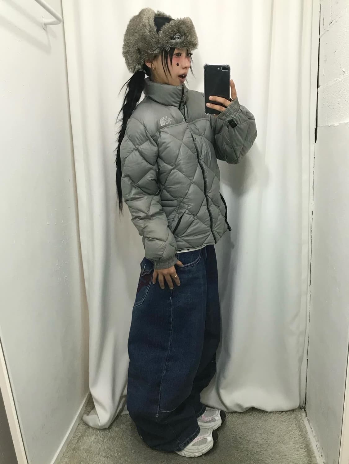 The North Face quilted padding 상품이미지2